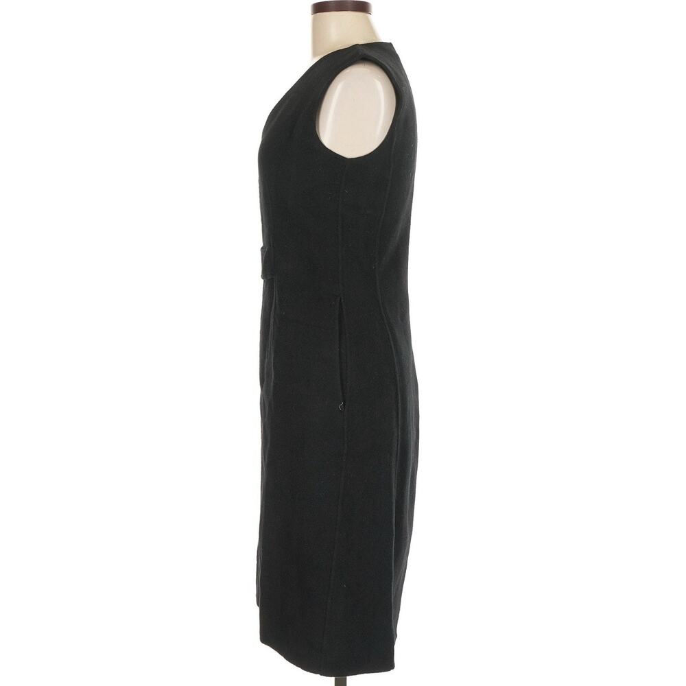 Façonnable Little Black Sleeveless Dress Women 6 EUR 38 V-Neck A-Line Pockets - Picture 6 of 9